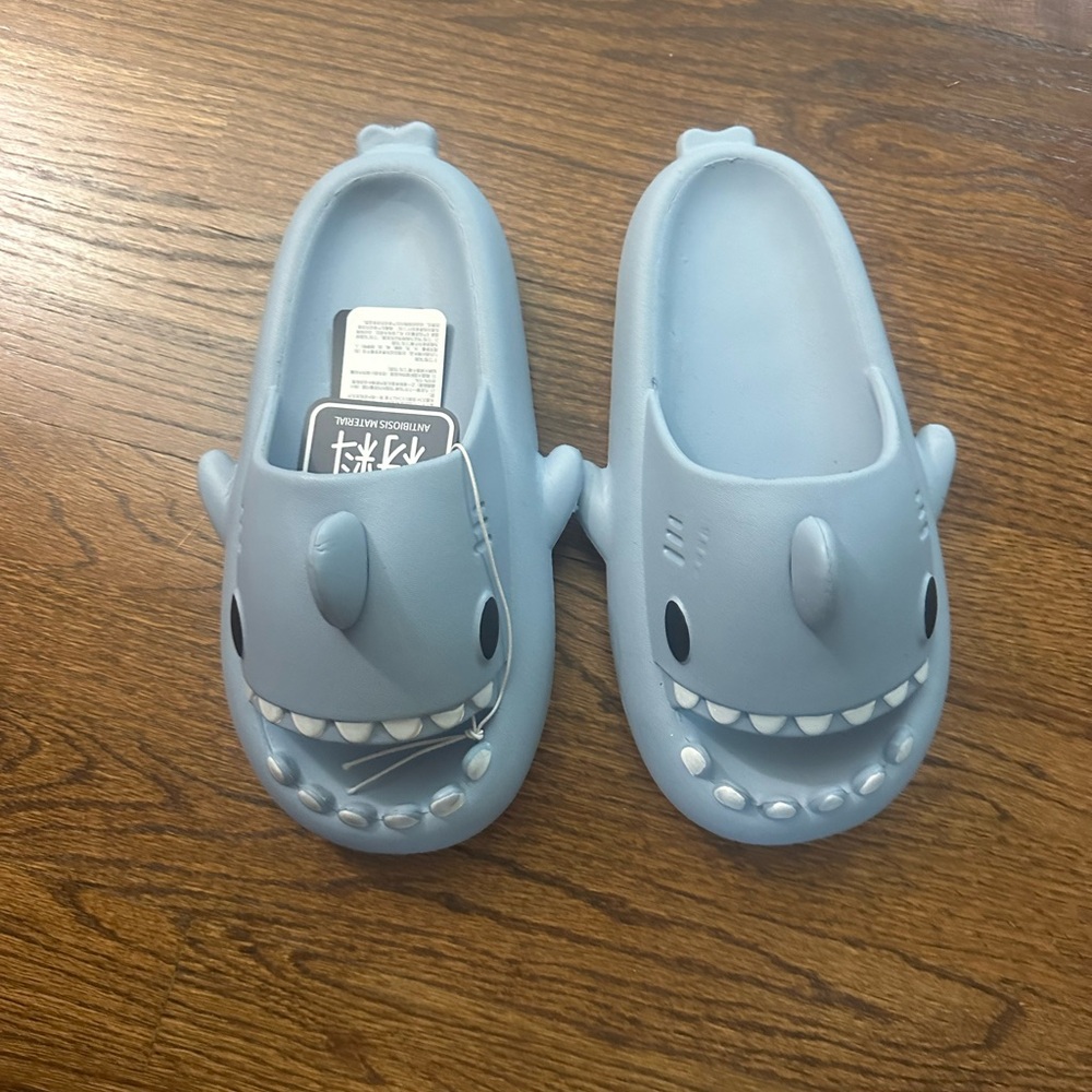 Shark Design Blue Sandals